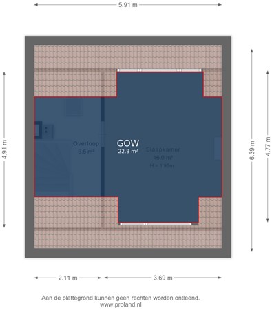Floorplan - Albert Verweylaan 62, 1422 TS Uithoorn